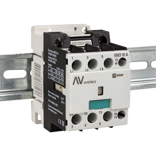  Контактор КМЭ 22А кат. 230В AC 1НЗ AVERES EKF ctr-s-22-01-230-av фото в каталоге от BTSprom.by