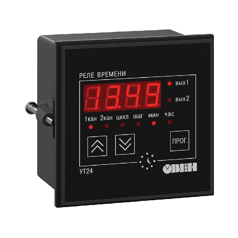 реле времени двухканальное микропроцессорное ут24-щ2.к овен 39138 от BTSprom.by