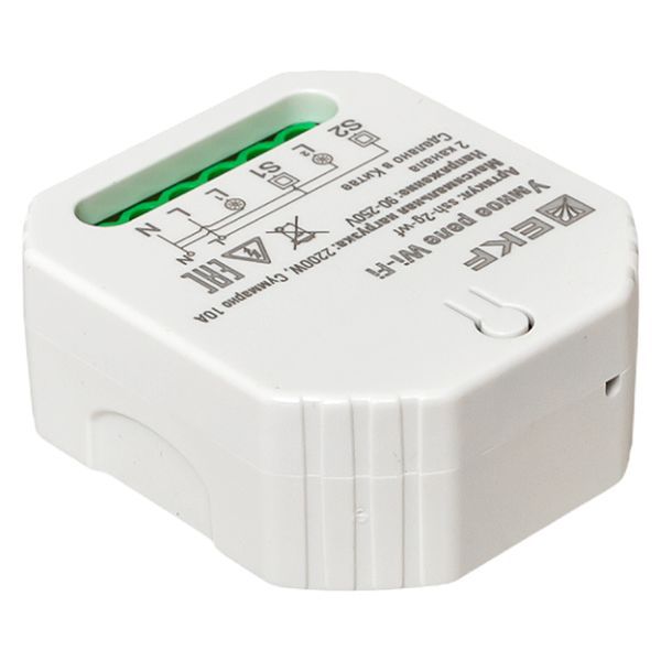  Реле в подрозетник 2-канальное Умное Wi-Fi Connect EKF ssh-2g-wf фото в каталоге от BTSprom.by