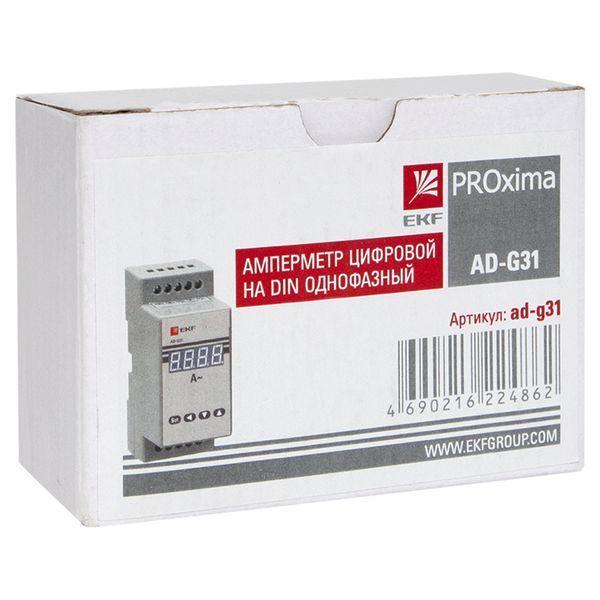  Амперметр цифровой AD-G31 1ф на DIN EKF ad-g31 фото в каталоге от BTSprom.by