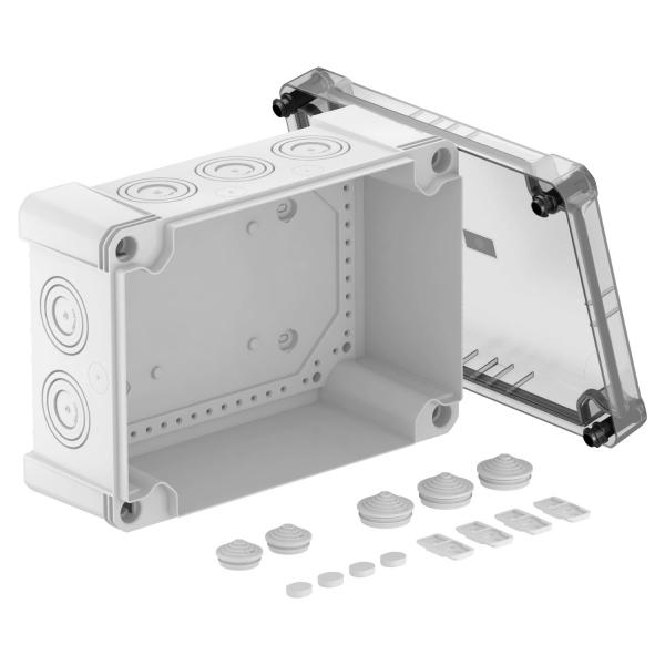 коробка распределительная 286х202х126мм ip67 x25 прозр. крышка obo 2005074 от BTSprom.by