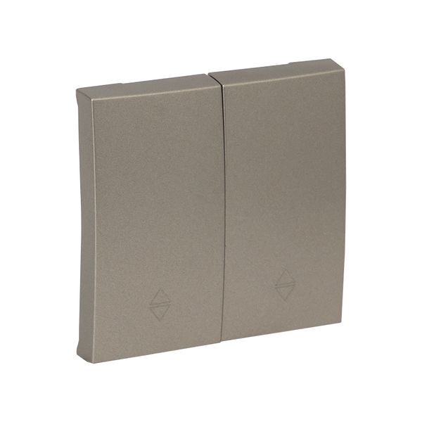  Панель лицевая Валенсия для 2-кл. выключателя проходного 10А кашемир PROxima EKF ESV10-L-027-40 фото в каталоге от BTSprom.by