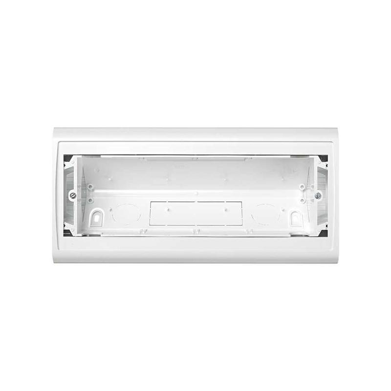 коробка угловая для рамок на 8 узк. модулей simon82 centralizations бел. 82772-30 от BTSprom.by