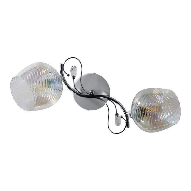  Светильник 11306-7/2 (Плафон 8310) НПБ 01-2х60-136 Е27 ИУ бел. хром Элетех 1005404890 фото в каталоге от BTSprom.by