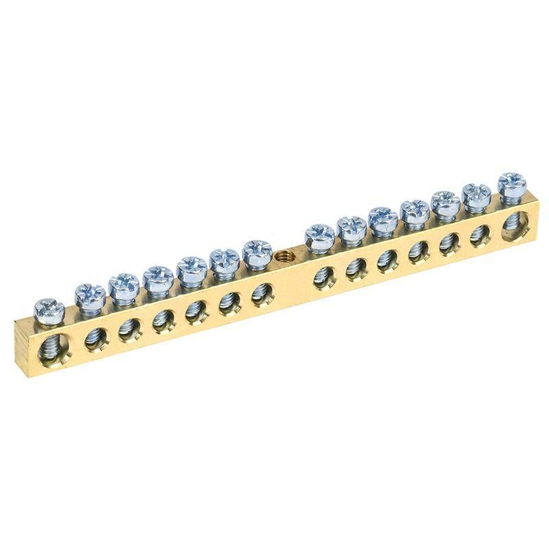 шина pen "земля-ноль" 6х9мм 14/1 (14 групп/крепеж по центру) rexant 11-2361 от BTSprom.by шина pen "земля-ноль" 6х9мм 14/1 (14 групп/крепеж по центру) rexant 11-2361 от BTSprom.by