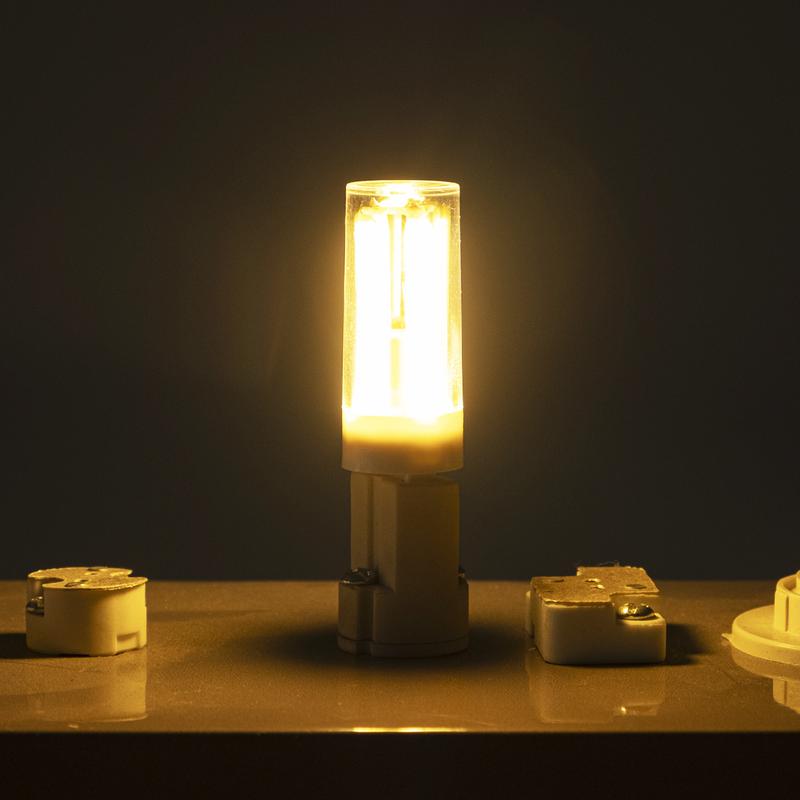 Лампа светодиодная филаментная PLED-G9 PRO 6Вт 2700К 480лм 230В d16.5х55мм без пульсации JazzWay 5062610 фото в каталоге от BTSprom.by