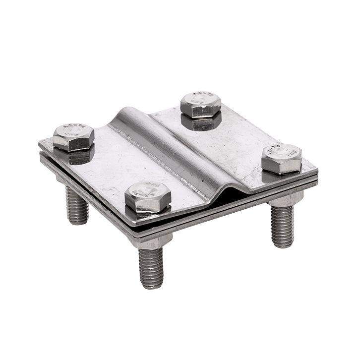 зажим полоса 40 - прут 10 (3 пластины 70х70мм) ni proxima ekf lp-3101-ni от BTSprom.by