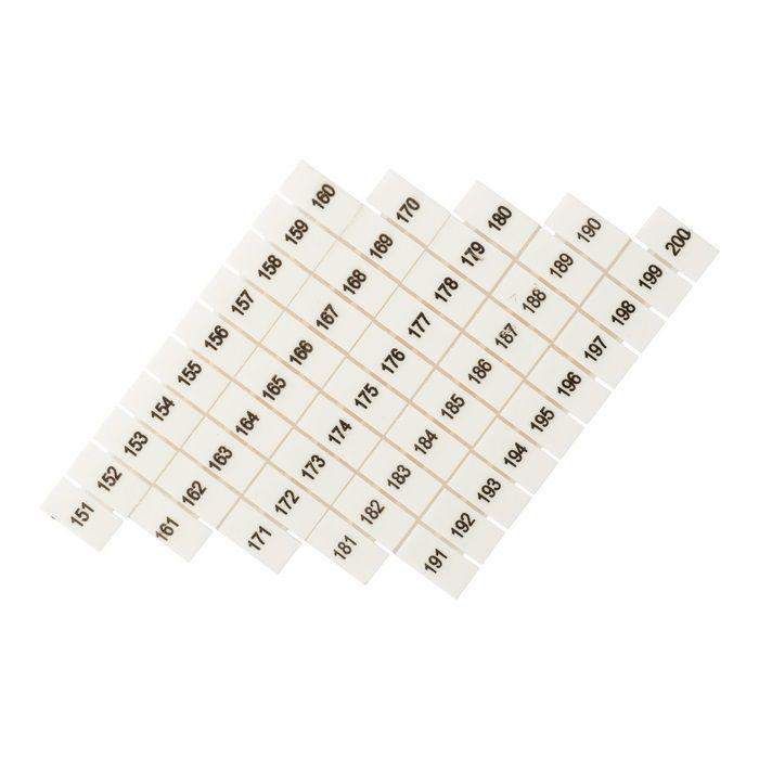 маркеры для ut/st/push-in 6 с нумерацией 150-200 (уп.100шт) ekf zb-st-6-150-200 от BTSprom.by