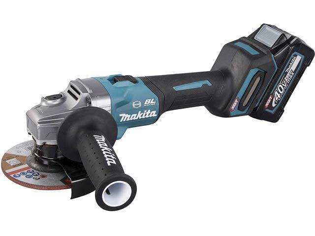 аккум. углошлифмашина makita xgt ga 005 gm 201 makpac (40.0 в, 2 акк., 4.0 а/ч, li-ion, диск 115х22.0 мм, вибро) от BTSprom.by