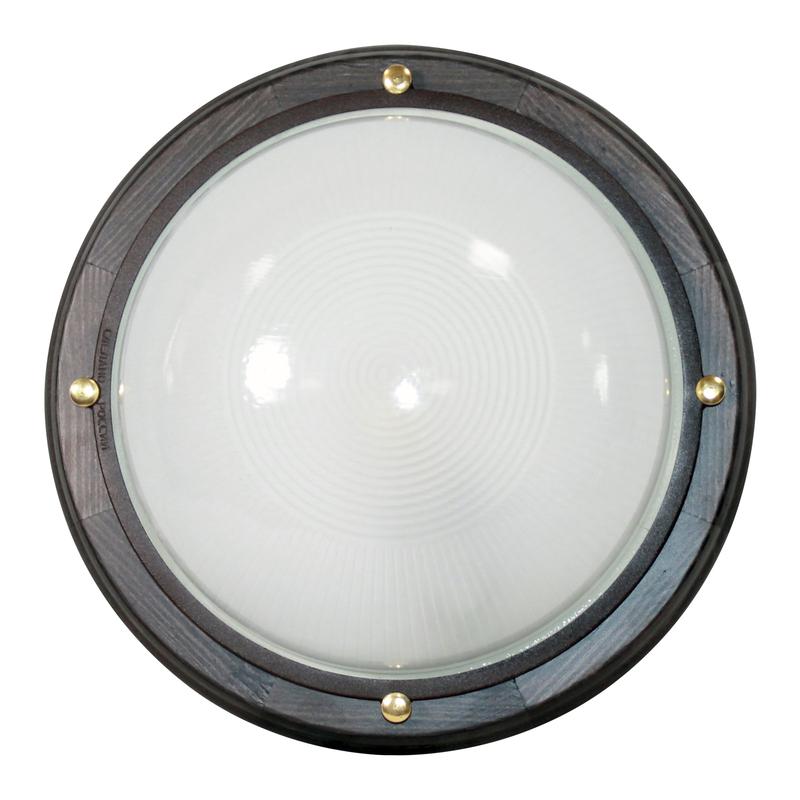  Светильник НПП 03-100-009 "Самарканд" 1101 60Вт E27 IP65 кругл. большой матов./корпус дерево венге (инд. упак.) Элетех 1005500962 фото в каталоге от BTSprom.by