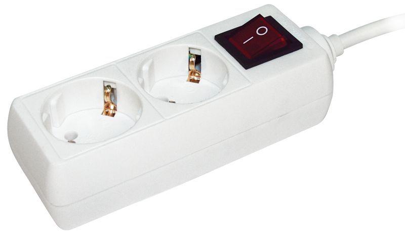удлинитель 2х5м с заземл. 16а ip20 у02к 2p+pe 250в 3х1 с выкл. iek wyp10-16-02-05-zk-n от BTSprom.by