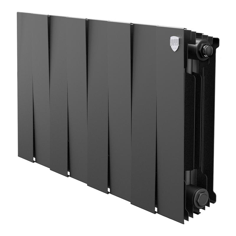 радиатор pianoforte 300 8 секц. биметал. noir sable royal thermo нс-1346071 от BTSprom.by