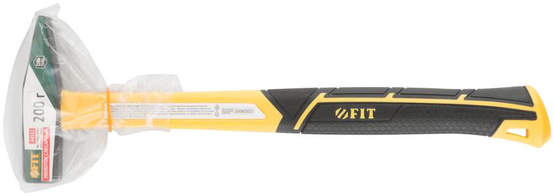  Молоток кованый Профи 200г фибергласовая усилен. ручка FIT 44332 фото в каталоге от BTSprom.by