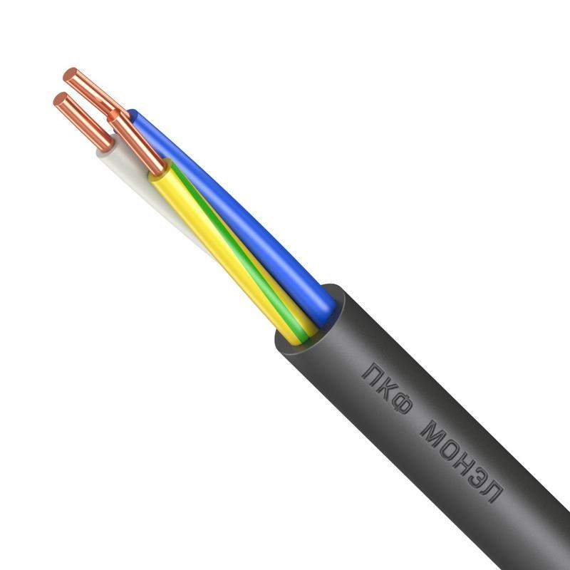 кабель ввгнг(а)-ls 3х2.5 ок (n pe) 0.66кв (уп.100м) монэл ут000026104 от BTSprom.by