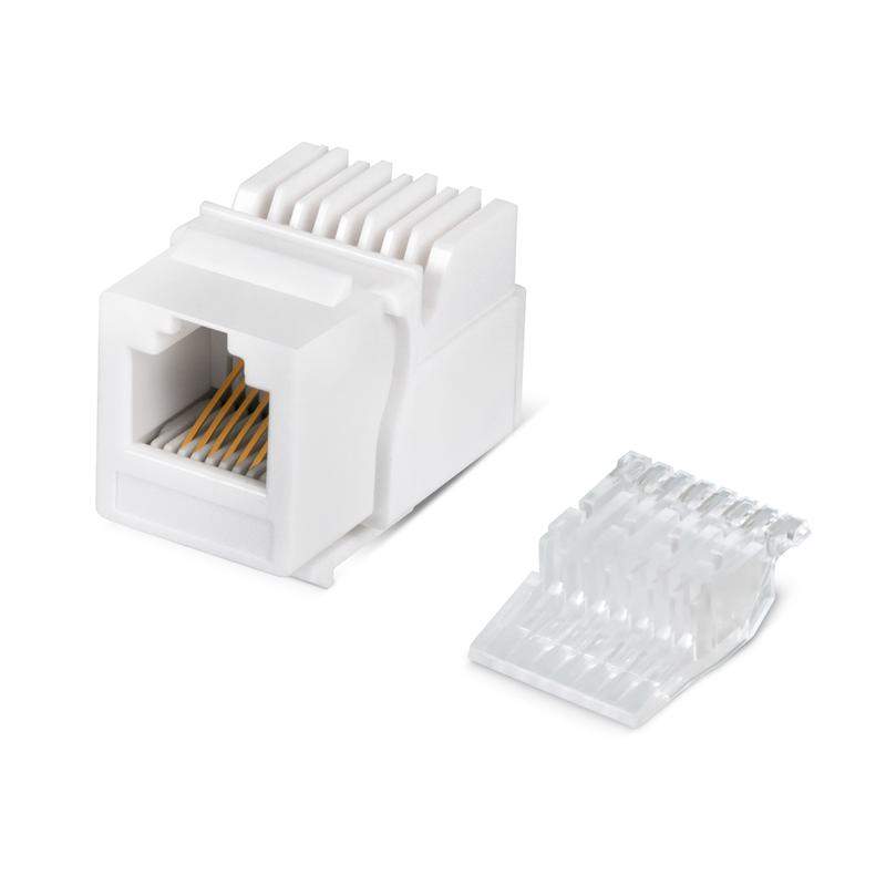 вставка keystone jack rj12 (6p6c) без инструмента toolless бел. cabeus 7007c от BTSprom.by