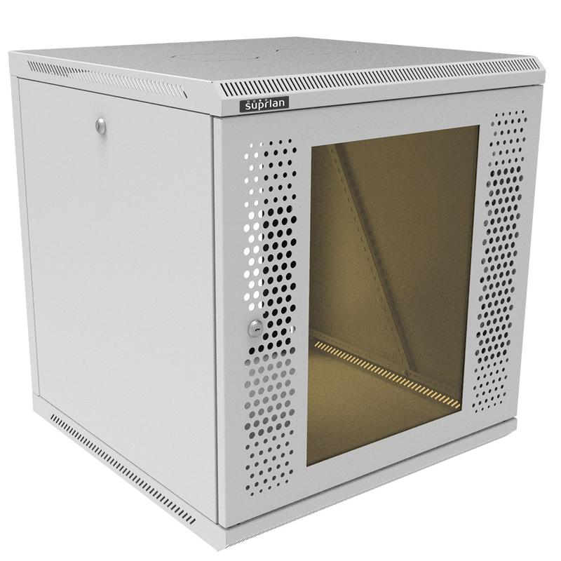 шкаф телекоммуникационный настенный твс-12u-600-600-с+п suprlan 05-2129 от BTSprom.by