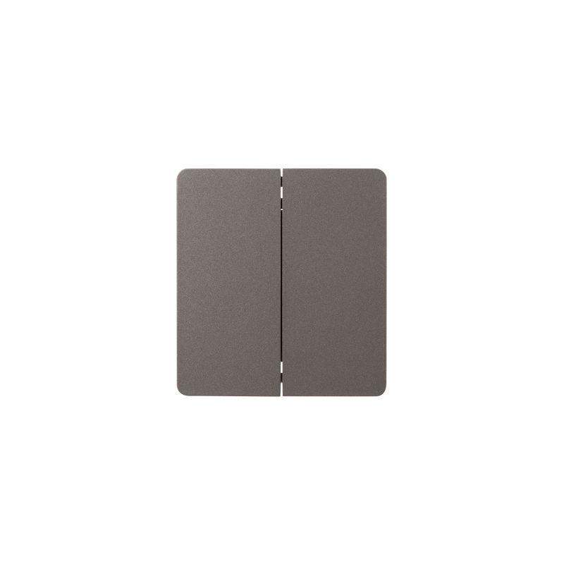 выключатель 2-кл. сп round miele 10а титан kranz kr-78-0706-2 от BTSprom.by