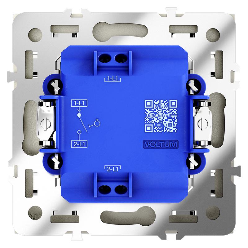  Выключатель 1-кл. СП S70 10А с самовозвратом механизм шелк Voltum VLS010604 фото в каталоге от BTSprom.by