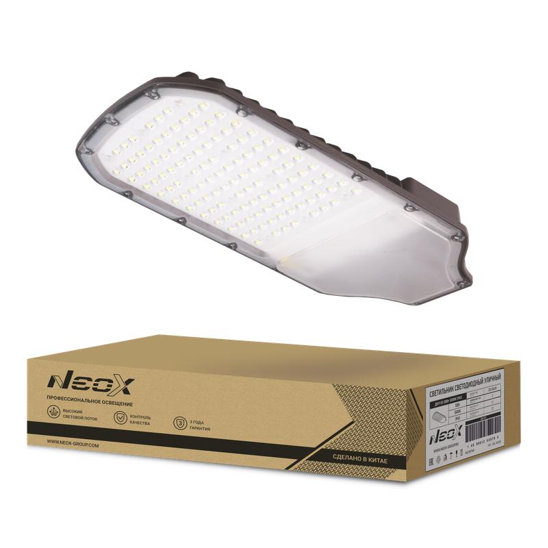 светильник светодиодный дку-03 50вт 5000к ip65 5500лм 110лм/вт 230в уличный линзованный neox 4690612038797 от BTSprom.by