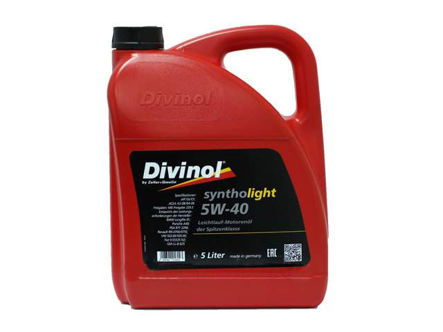 масло моторное 4-х тактное синтетич. sae 5w-40 divinol syntholight 5 л (всесезонное) от BTSprom.by