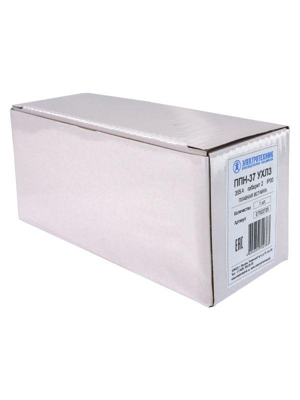  Вставка плавкая ППН-37 УХЛ3 355А габарит 2 IP00 Электротехник ET522725 фото в каталоге от BTSprom.by