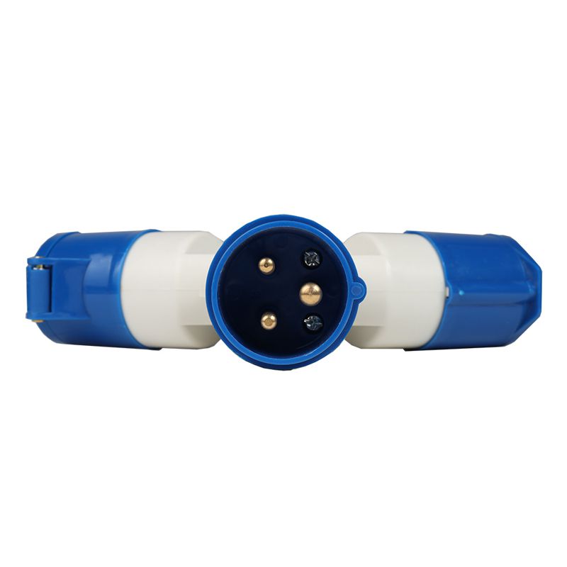  Адаптер силовой трехлучевой 1013 16А 6h 220AC 2P+PE IP44 КЭАЗ 235597 фото в каталоге от BTSprom.by