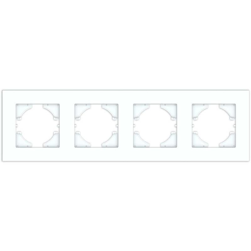 рамка 4-местн. city бел. матов. gusi с1114-041 от BTSprom.by