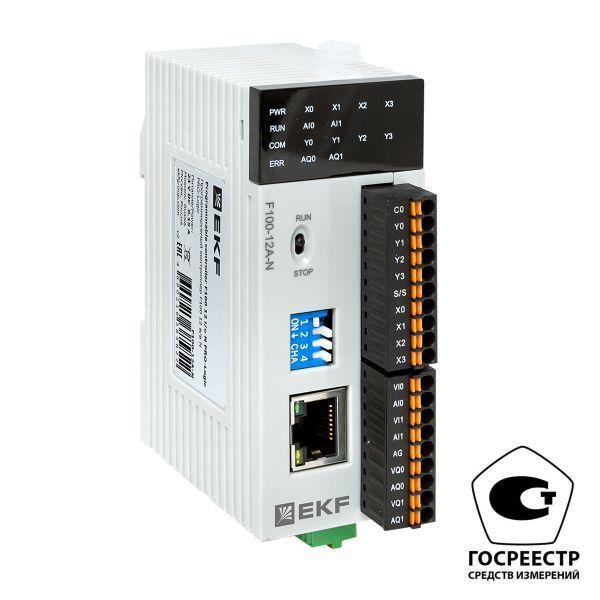 контроллер программируемый f100 12 в/в n pro-logic (с поверкой) ekf f100-12a-n-v от BTSprom.by