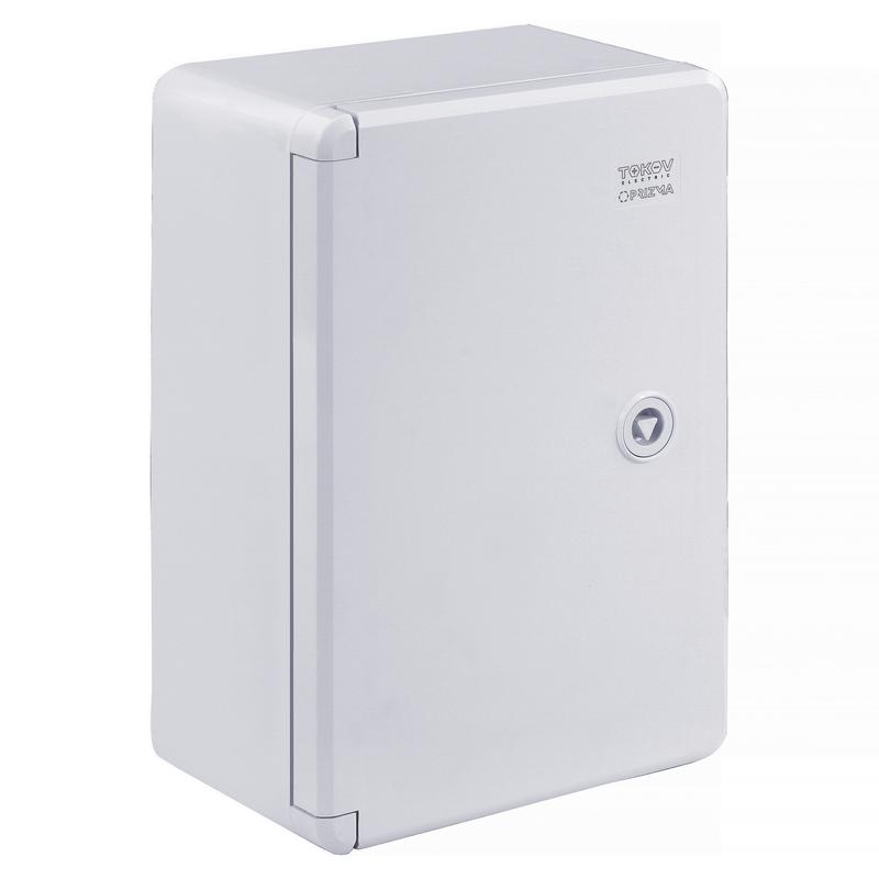 корпус ударопрочный щмпп 300х200х130 ik10 ip65 абс пластик prizma tokov electric tke-pz-pb01-ik10-ip65 от BTSprom.by