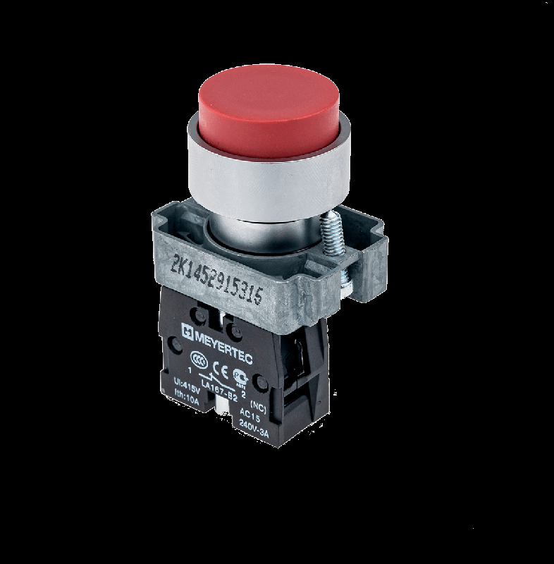 кнопка выступающая красн. 1nc мет. mtb2-blz124 овен 58156 от BTSprom.by