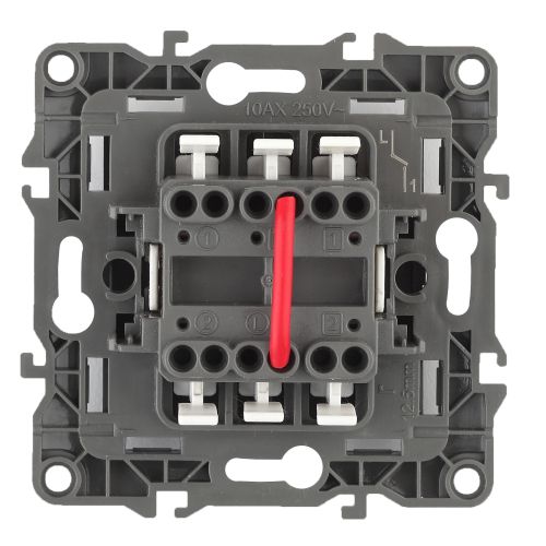  Выключатель 2-кл. СП Эра12 12-1004-01 10А IP20 250В 10AX без монтаж. лапок механизм бел. Эра Б0014651 фото в каталоге от BTSprom.by