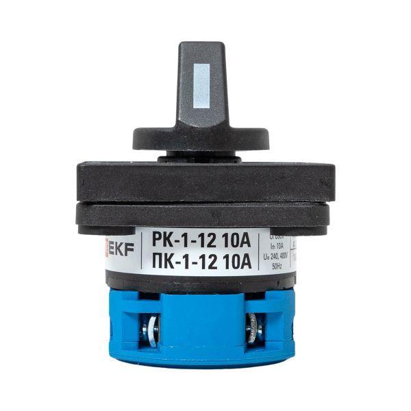  Переключатель кулачковый ПК-1-12 2П 10А "0-1" EKF pk-1-12-10 фото в каталоге от BTSprom.by