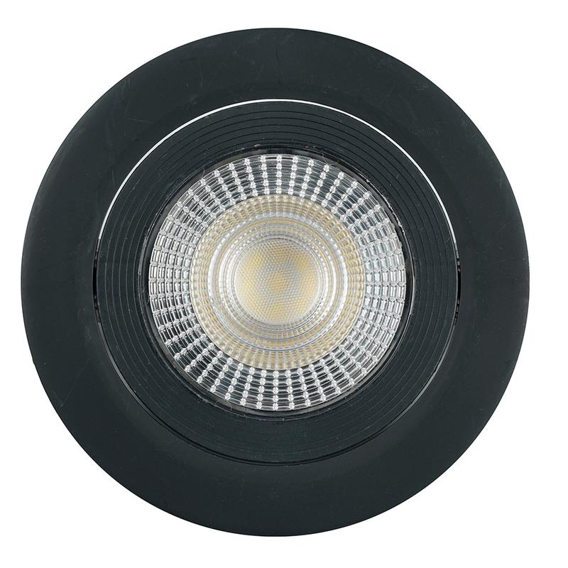 светильник светодиодный встраиваемый 12вт 4000к 960лм черн. "круг" al540 feron 52051 от BTSprom.by