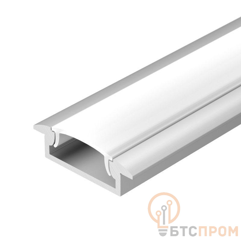 Профиль с экраном ALU-WIDE-F-H8-2000 ANOD+FROST 2м алюминий Arlight 014860 фото в каталоге от BTSprom.by  Профиль с экраном ALU-WIDE-F-H8-2000 ANOD+FROST 2м алюминий Arlight 014860 фото в каталоге от BTSprom.by
