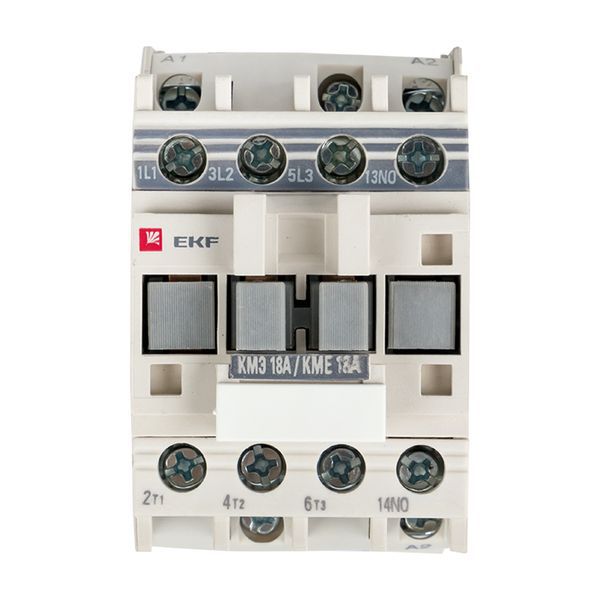  Контактор КМЭ 18А кат. 380В AC 1НЗ EKF ctr-s-18-380-nc фото в каталоге от BTSprom.by