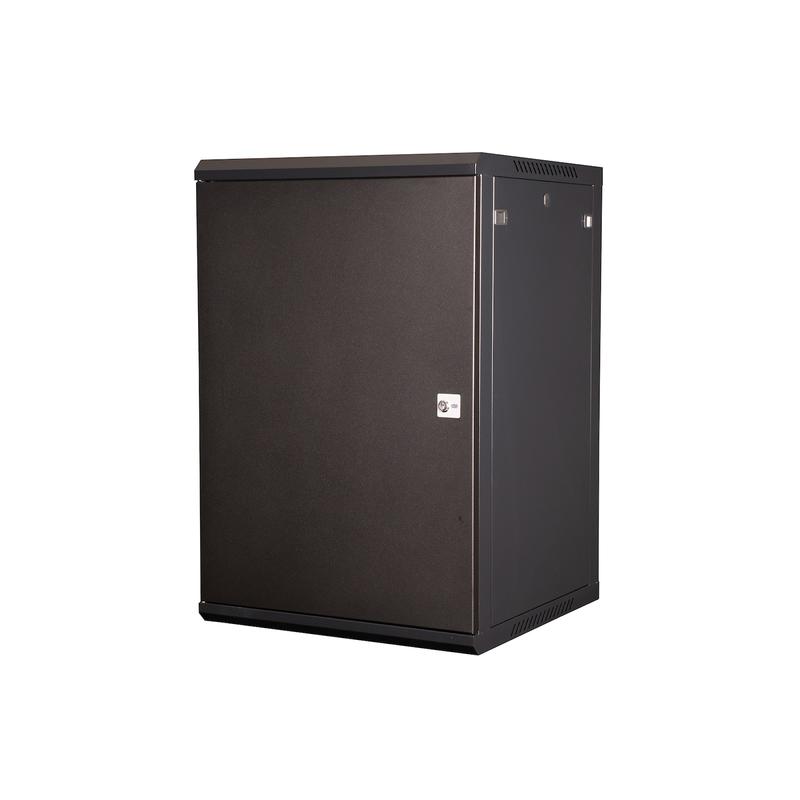 шкаф телекоммуникационный настен. 19дюйм 18u 901х600х600мм дверь метал. черн. datarex dr-645101 от BTSprom.by