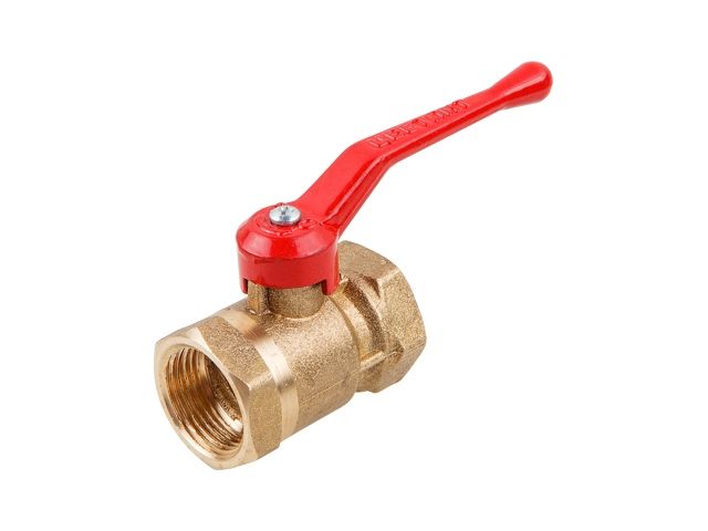 кран шаровый стандарт. 1/2" вн.-вн. ручка pn1,6 мпа, 11б27п7, цветлит (црб0061) zw10057 от BTSprom.by