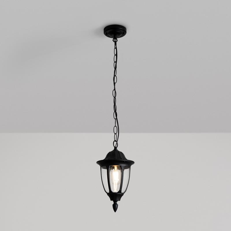  Светильник Frak 1х13Вт E27 IP44 подвесной Voltega VGL7305PL-01B фото в каталоге от BTSprom.by