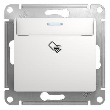выключатель карточный 1-кл. 1мод. сп glossa 10а ip20 (сх. 6) механизм бел. se gsl000169 от BTSprom.by