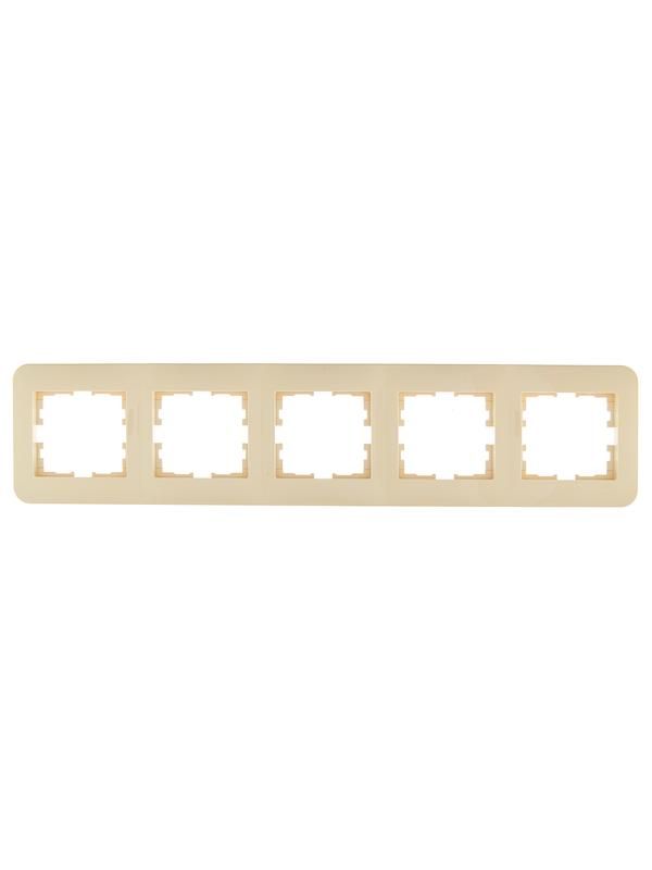 рамка 5-м asti горизонт. крем. lezard 7081-0300-150 от BTSprom.by
