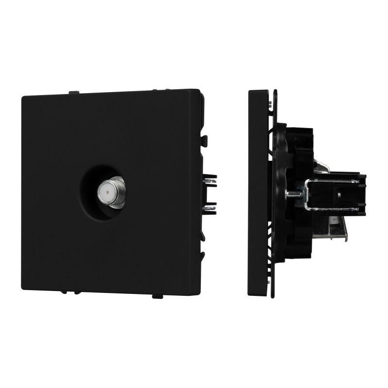 розетка спутниковая arl nobe софт-тач черн. оникс sct-mst1-sfpl-bk (sat) arlight 054297(1) от BTSprom.by