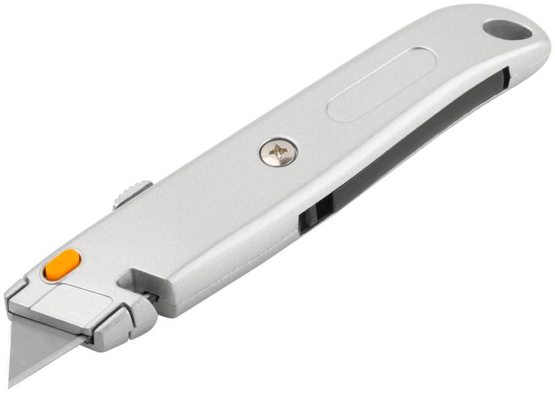 Нож для напольных покрытий серый металлический корпус кассета 4 лезвия FIT 10342 фото в каталоге от BTSprom.by