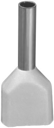 наконечник ншви2 61 037 net-e2-0.5-8-b50 2 провода бел. (уп.50шт) navigator 61037 от BTSprom.by