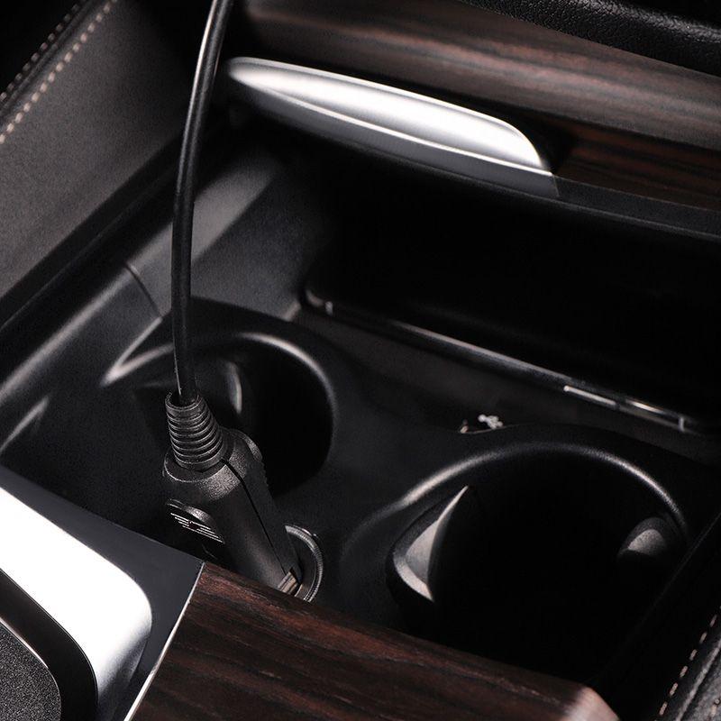  Автозарядка с индикатором (разъем 1.4х3.4) (АЗУ) шнур спираль 1.5м Rexant 16-0235 фото в каталоге от BTSprom.by