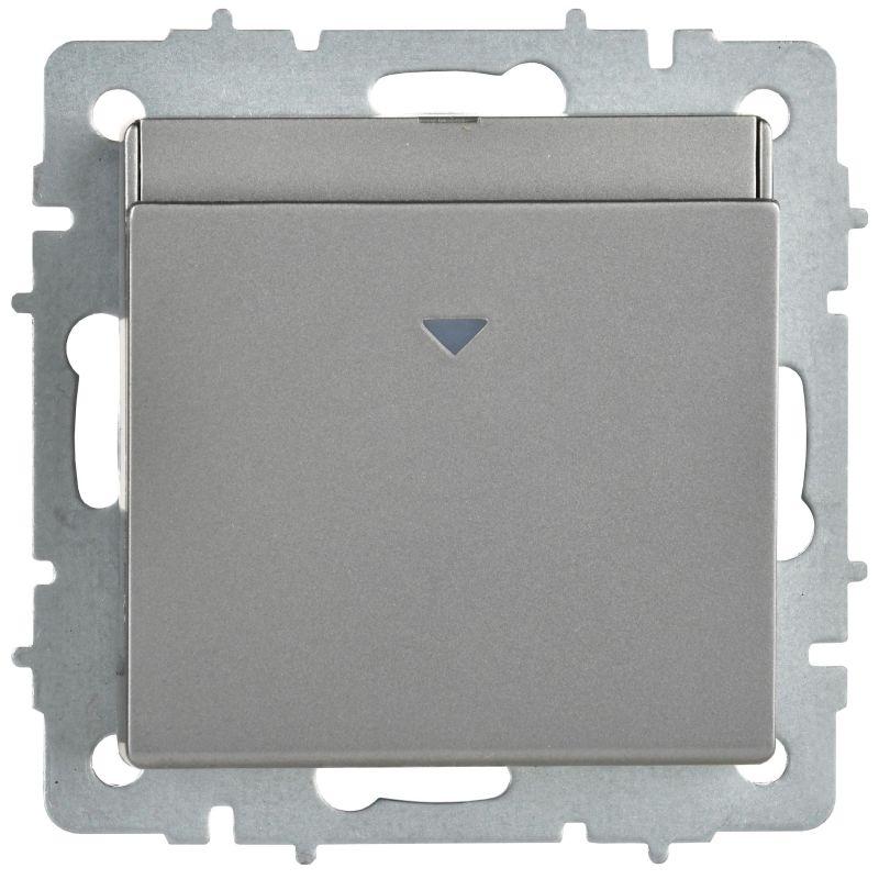  Выключатель карточный BRITE 30А ВС10-1-8-БрС механизм сталь IEK BR-V11-0-10-K46 фото в каталоге от BTSprom.by