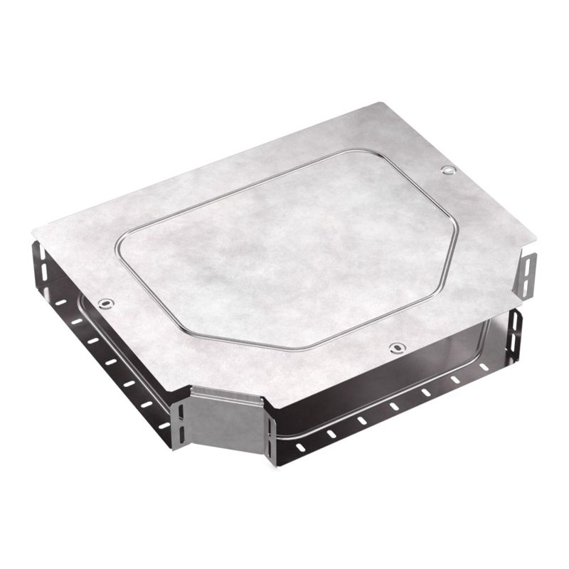 Ответвитель для лотка Т-образ. 400х100 Стандарт с крышкой Промрукав PR16.0633 от BTSprom.by