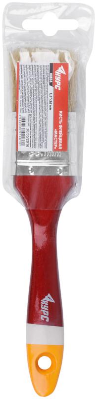  Кисть флейцевая "Мастер" 1.5дюйм (38мм) натур. щетина деревянная ручка КУРС 00834 фото в каталоге от BTSprom.by