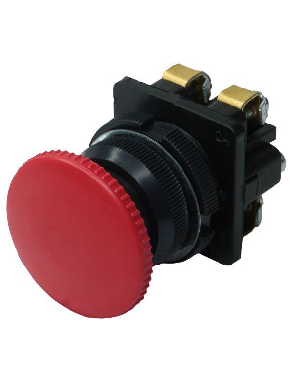  Выключатель кнопочный КЕ-021 У3 исп.2 1НО+1НЗ гриб без фиксации 10А IP40 660В красн. Электротехник ET511659 фото в каталоге от BTSprom.by