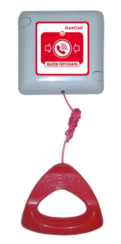 кнопка вызова проводная влагозащ. со шнуром gc-0423w1 getcall 264232 от BTSprom.by