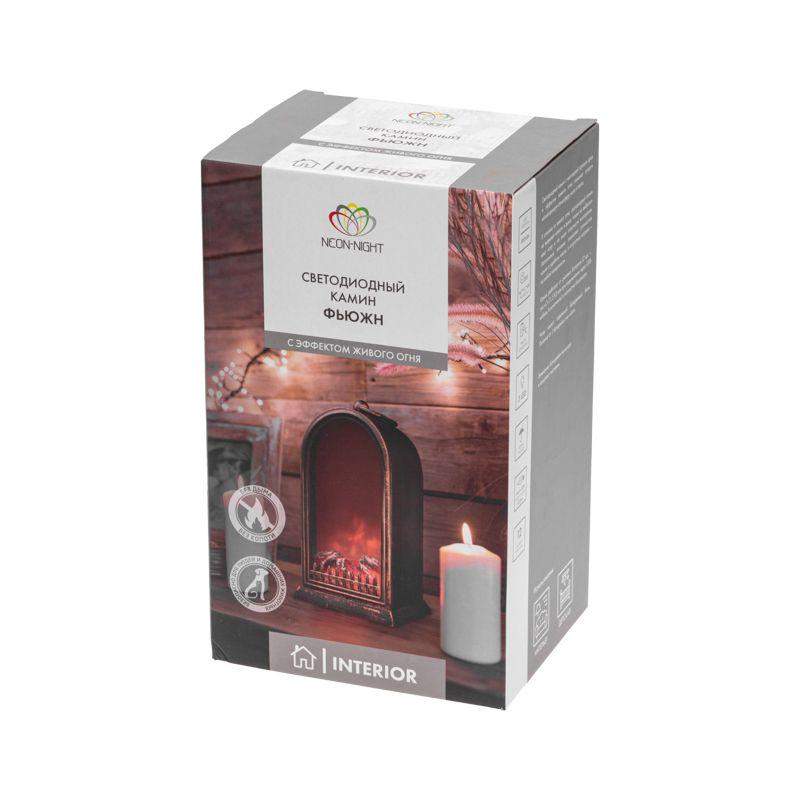 Камин светодиодный "Фьюжн" 14.7х11.7х25см 7LED 0.1Вт IP20 эффект живого огня USB и элементы питания 2хC (не в компл.) бронз. Neon-Night 511-038 фото в каталоге от BTSprom.by  Камин светодиодный "Фьюжн" 14.7х11.7х25см 7LED 0.1Вт IP20 эффект живого огня USB и элементы питания 2хC (не в компл.) бронз. Neon-Night 511-038 фото в каталоге от BTSprom.by
